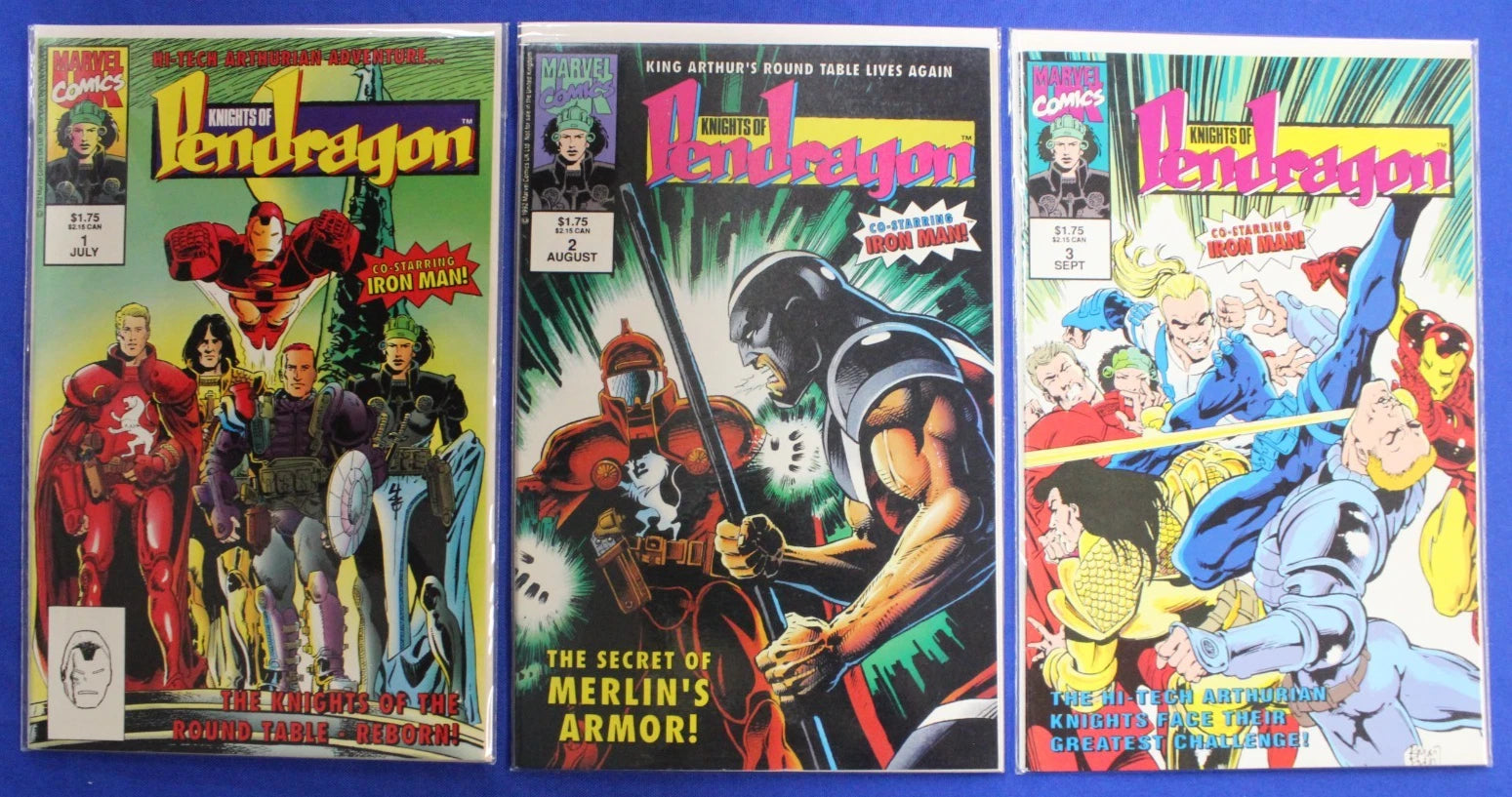 Knights of Pendragon #1-15 Complete Set VF-VF/NM