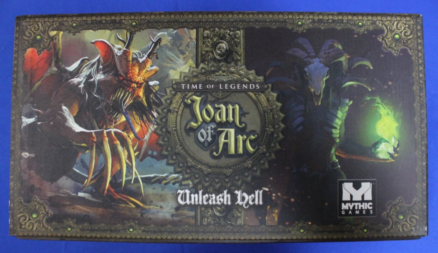 Mythic Legends Time of Legends Joan of Arc Kickstarter Board Game Unleash Hell Expansion