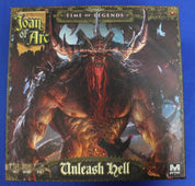 Mythic Legends Time of Legends Joan of Arc Kickstarter Board Game Unleash Hell Expansion