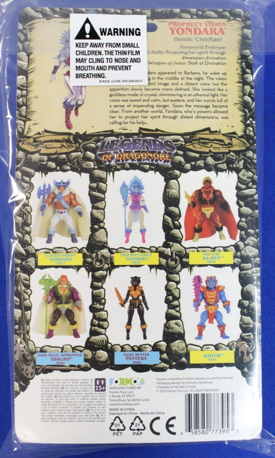 Formo Toys Legends of Dragonore Wave 1.5 Complete Set of 6 5.5" Action Figures