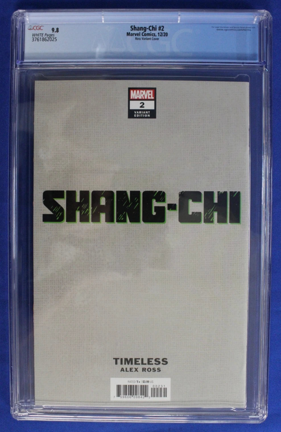 Shang-Chi #2 Alex Ross Timeless Virgin Variant (Shang-Chi Cover) CGC 9.8