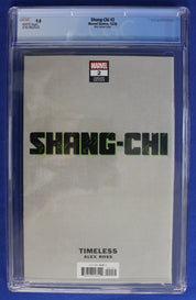 Shang-Chi #2 Alex Ross Timeless Virgin Variant (Shang-Chi Cover) CGC 9.8