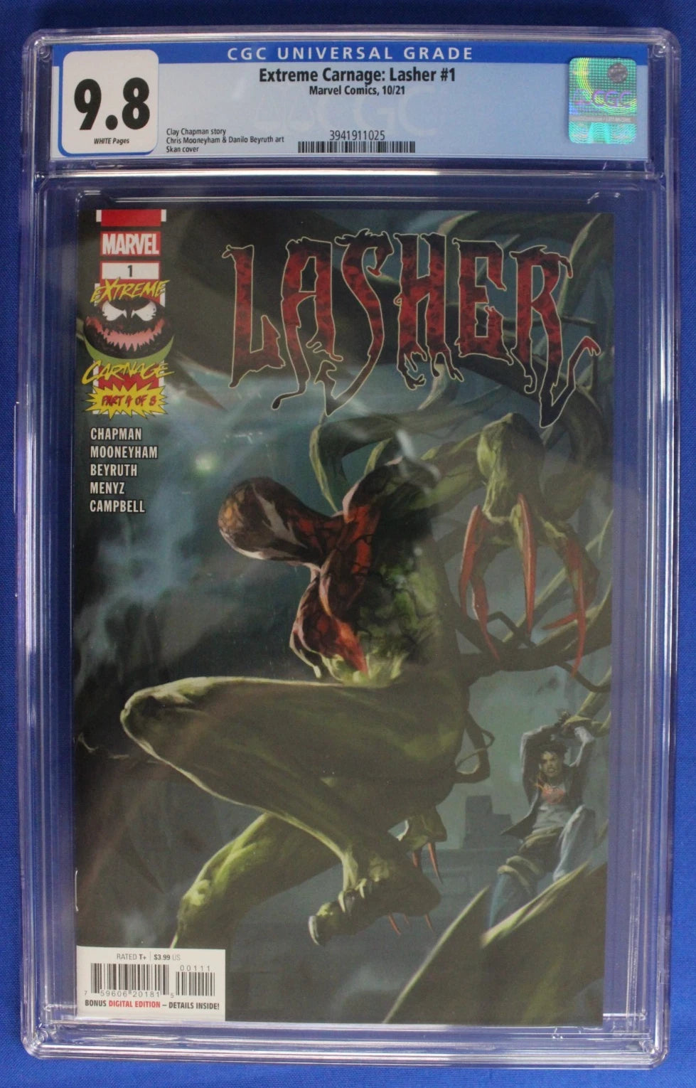Extreme Carnage: Lasher #1 CGC 9.8