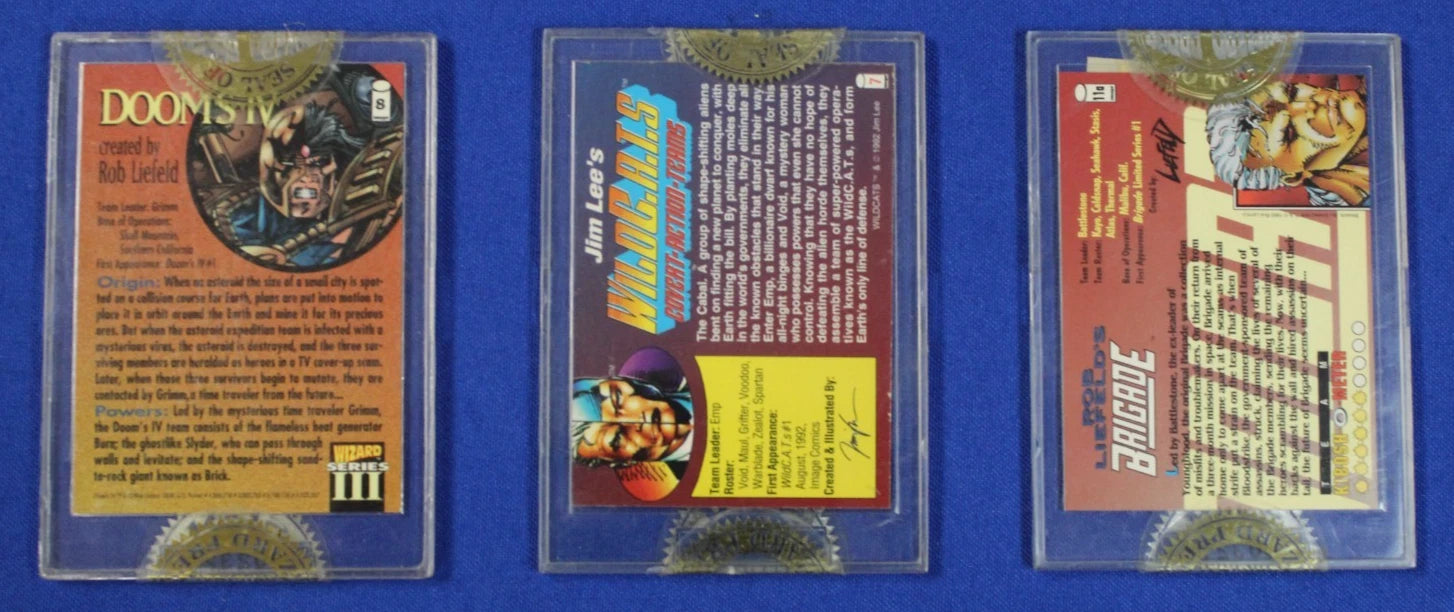 Wizard 23 Foil Comics Trading Cards