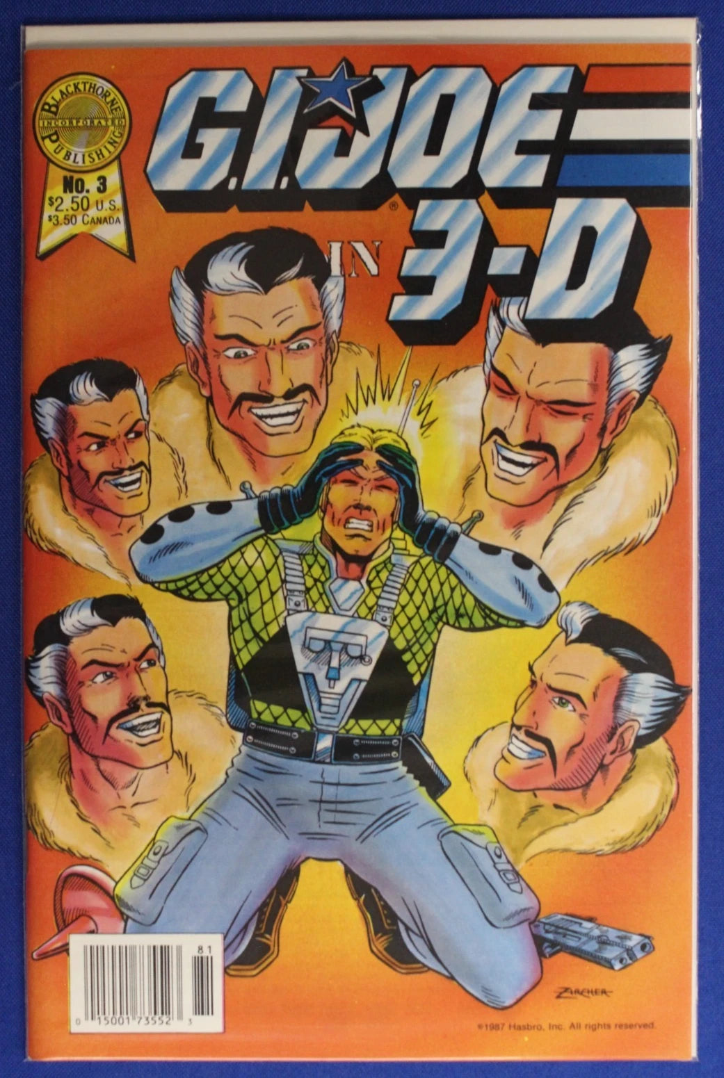 GI Joe 3-D #1-6 + Annual Near Complete Set (MISSING #4) VF