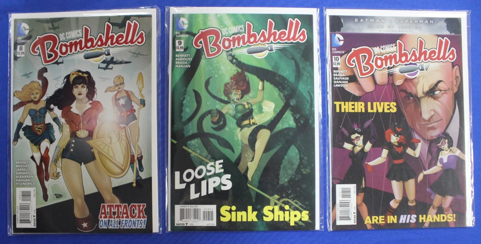 DC Comics Bombshells #1-19 & 21 + Annual Lot of 21 VF/NM