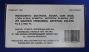 Fleer 1995 Marvel Spider-Man Tattoo Bubblegum Box Unopened