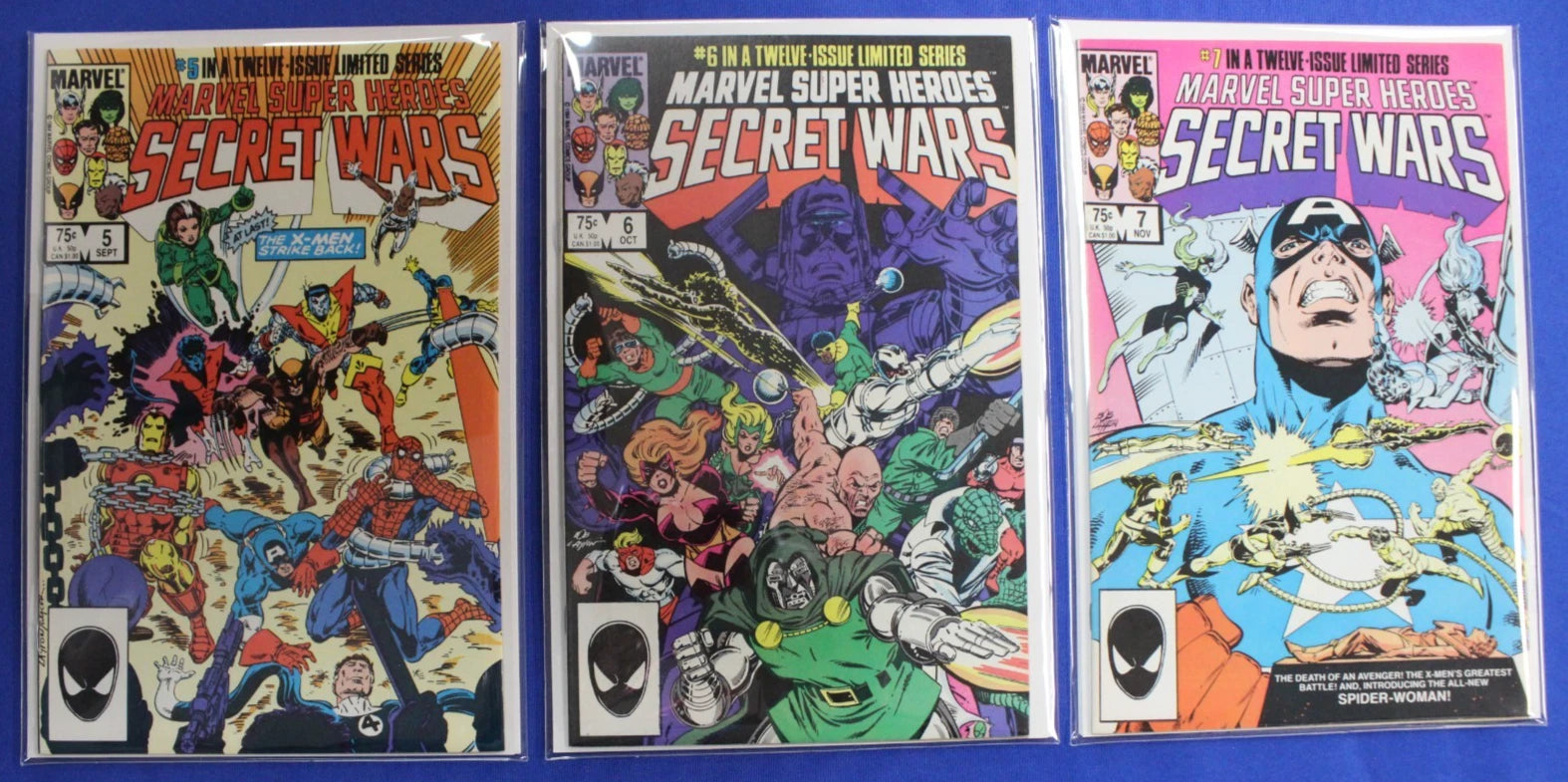 Marvel Super Heroes Secret Wars #1-12 Near Complete Set (Missing #8) FN-VF