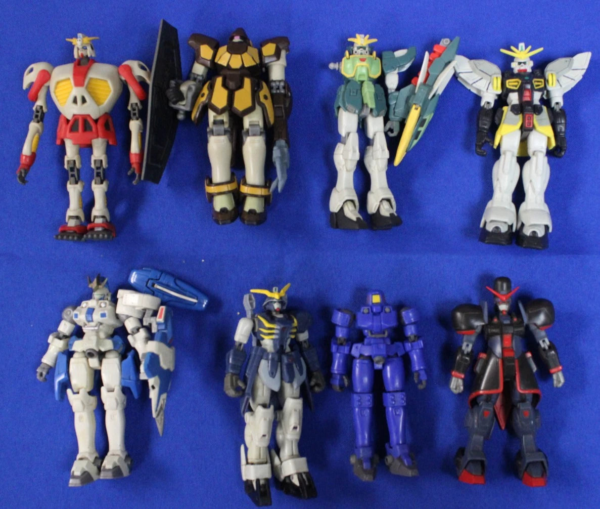 Bandai Gundam Mixed Loose Action Figure Lot from G-Gundam & Gundam Wing