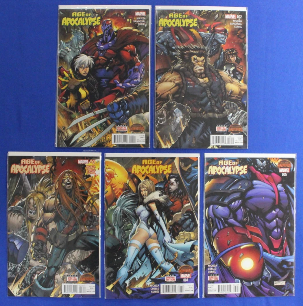 Age of Apocalypse #1-6 & 2015 #1-5 + One-Shot Complete VF-VF/NM