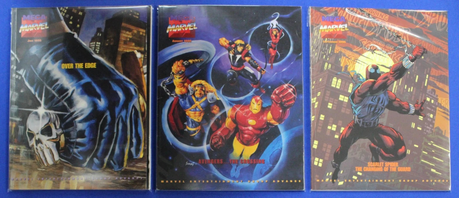 Mega Marvel Catalog Magazine Lot of 11 FN-VF