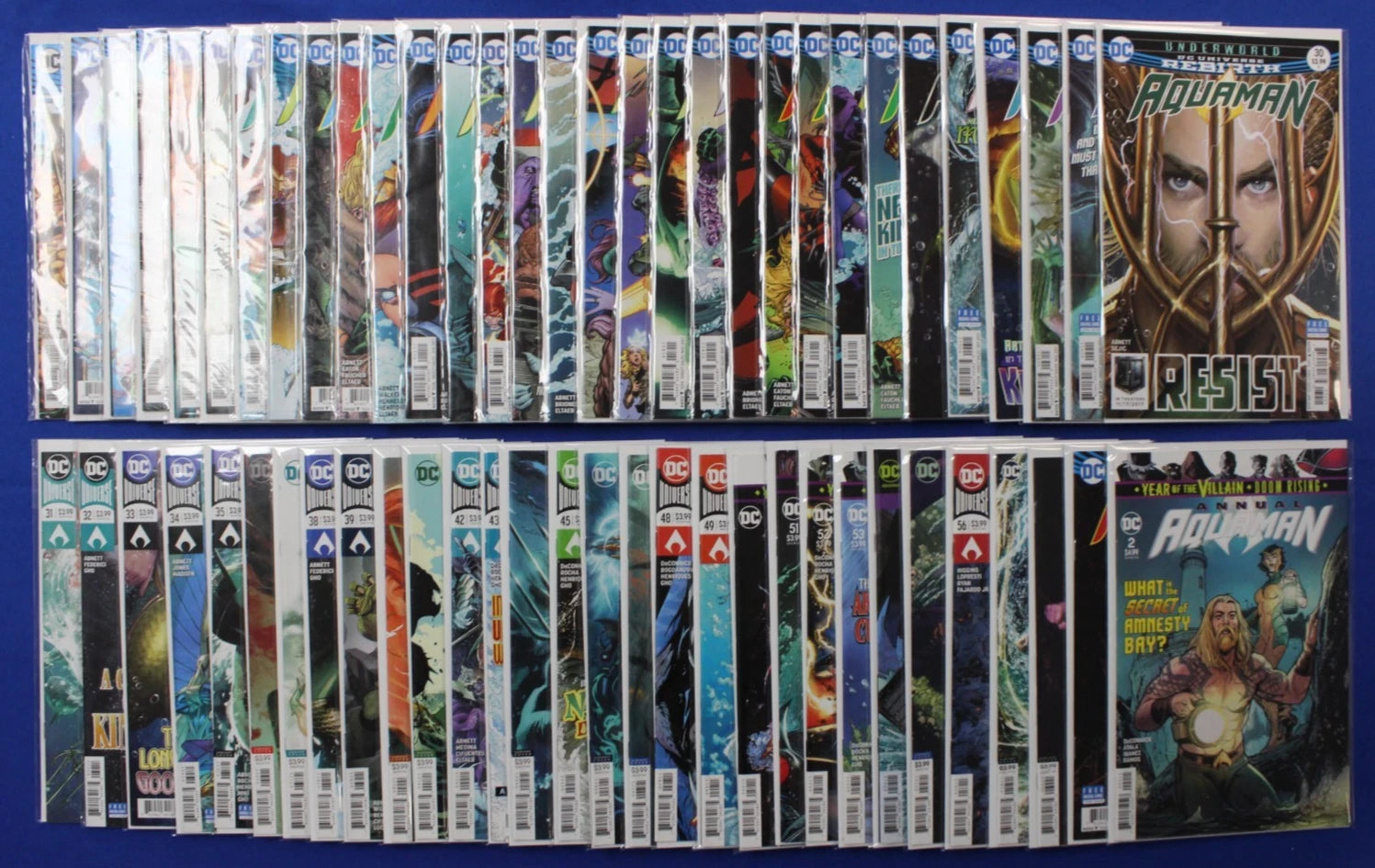 Aquaman #1-60 + Annuals & Rebirth Near Complete Set VF-VF/NM