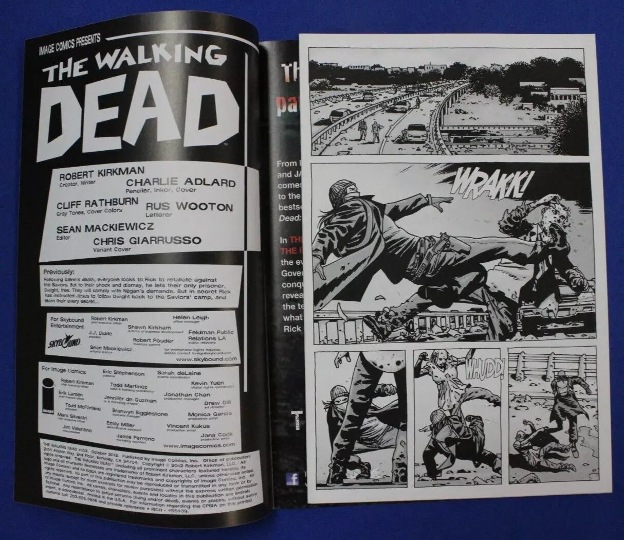 The Walking Dead Lot of 104 VF-VF/NM