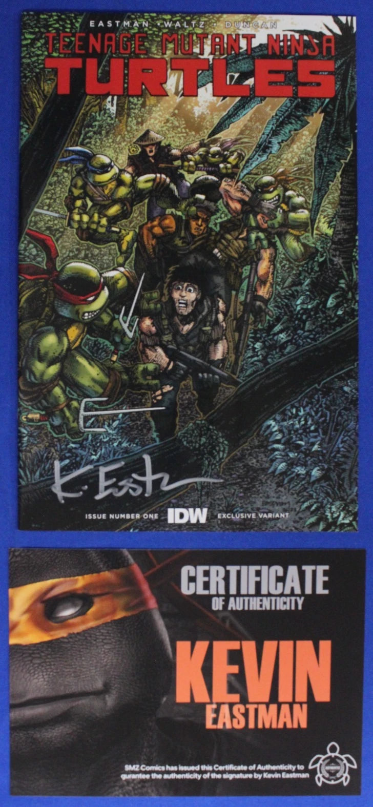Teenage Mutant Ninja Turtles #1 SIGNED Kevin Eastman w/ COA VF/NM