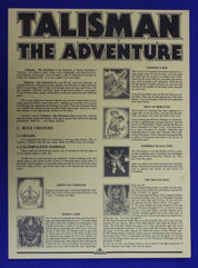 Games Workshop 1986 Talisman The Adventure Board Game Expansion No Box Complete