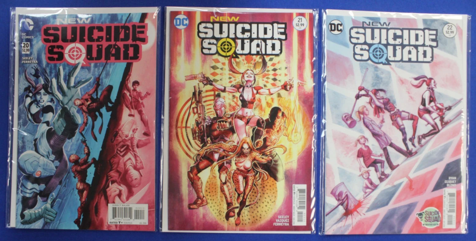 New Suicide Squad #1-22 Complete Set + Annual & FCBD Lot of 24 VF-VF/NM