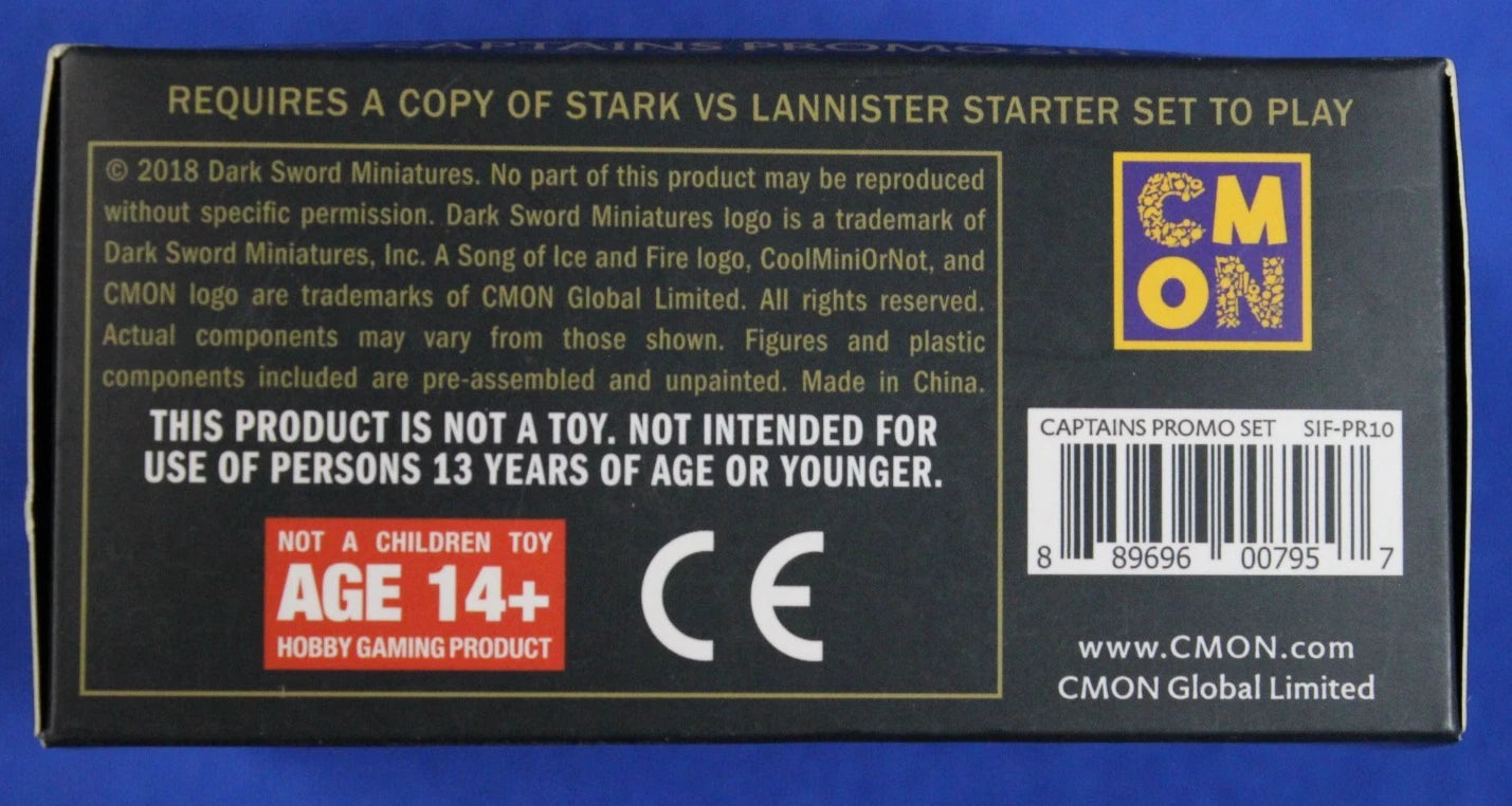 A Song of Ice and Fire Tabletop Miniatures Game Captains Promo Box Set