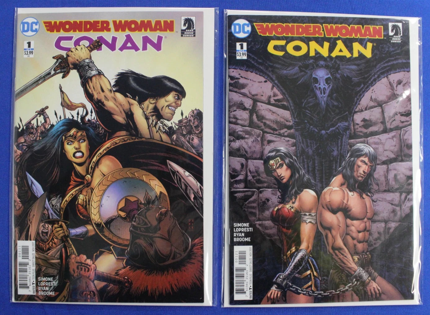 Wonder Woman Conan #1-6 Complete Set + Variants Lot of 11 VF/NM