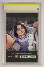 Stabbity Bunny #1 Cover A Kickstarter Ed. CBCS 9.6 2015 SIGNED by Richard Rivera