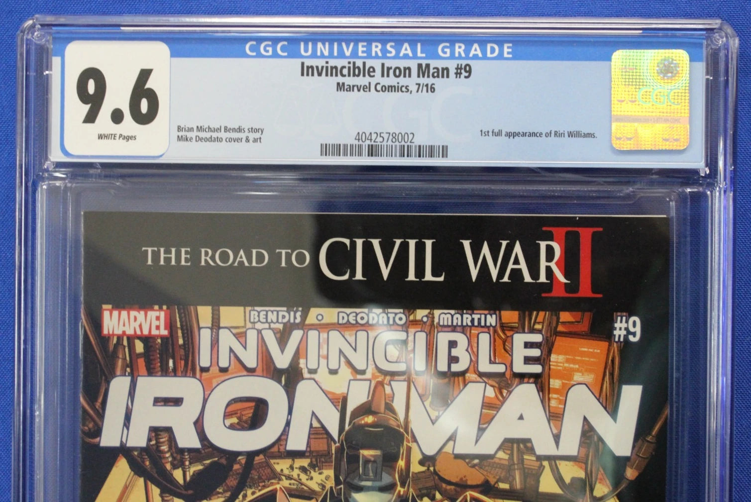 Invincible Iron Man #9 1st Printing CGC 9.6 NM+