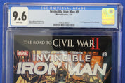 Invincible Iron Man #9 1st Printing CGC 9.6 NM+