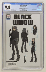 Black Widow #6 2nd Print 1:25 Elena Casagrande Design Variant CGC 9.8 NM/M