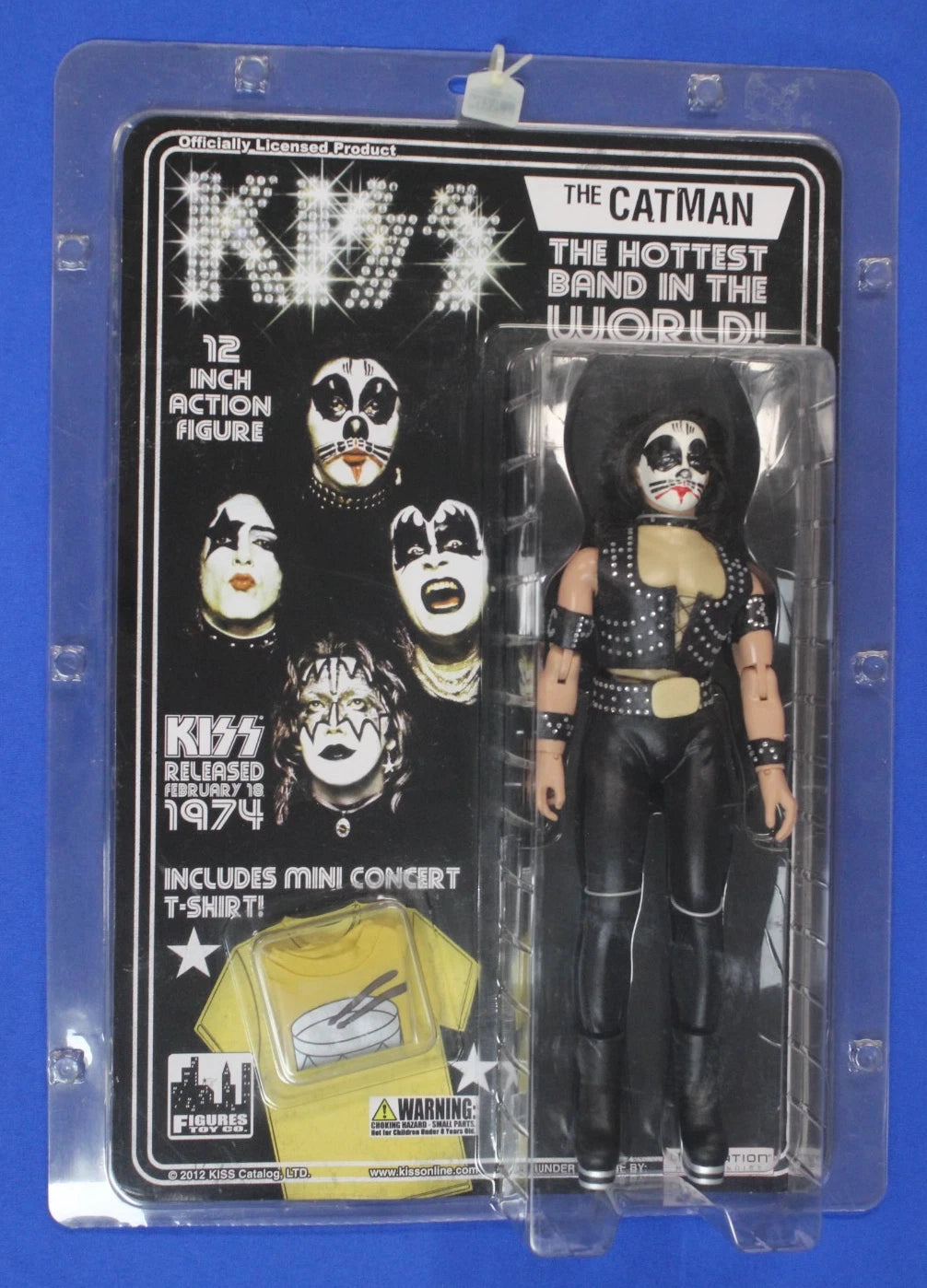 KISS Debut Album 12" Figures Lot of 4