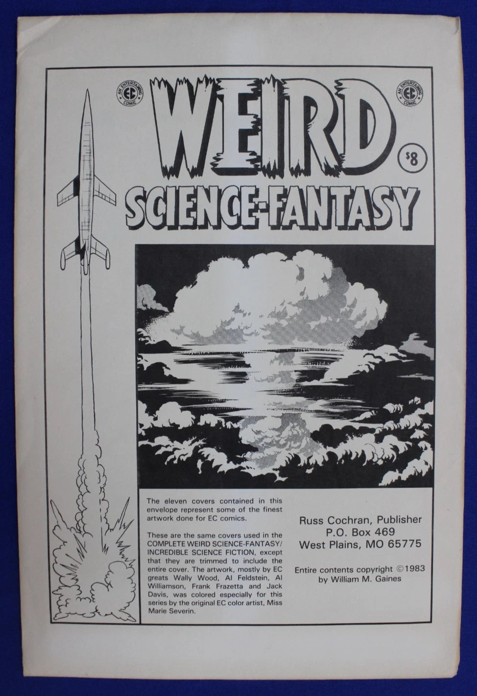 EC Weird Science-Fantasy Cover Portfolio Set of 11 Art Prints Ross Cochran
