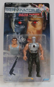 Kenner: 1991 Terminator 2 Figure Lot of 4 Power Arm, Battle Damage, Endoglow, T-1000