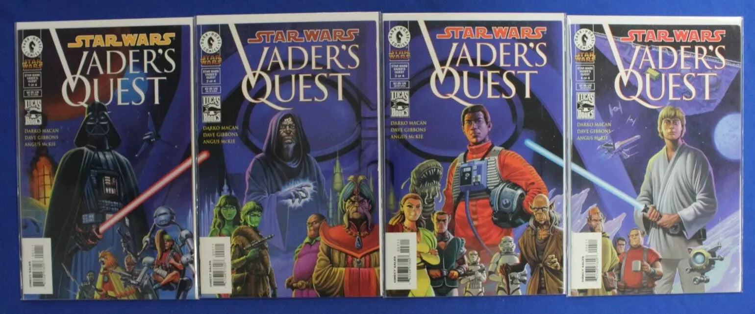 Star Wars Vader's Quest #1-4 Complete Set FN/VF