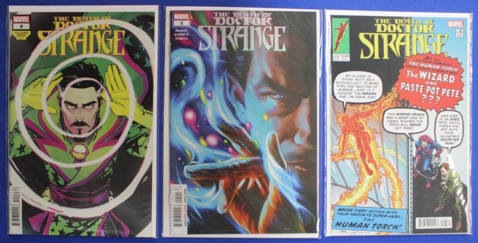 The Death of Doctor Strange #1-5 Complete Set + Extras Lot of 21 VF/NM