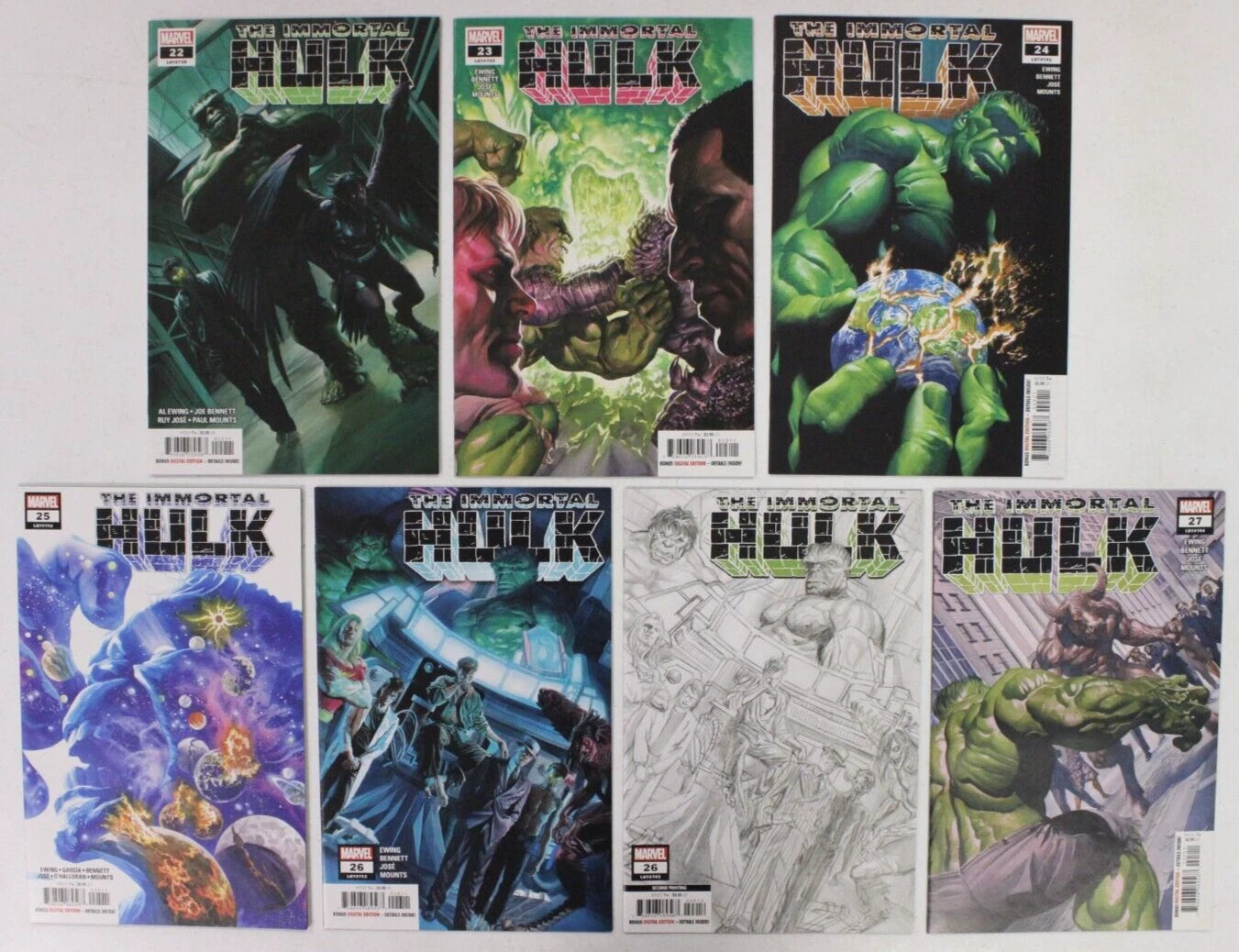 Immortal Hulk #1-50 Full Set + Extras 78 Comics