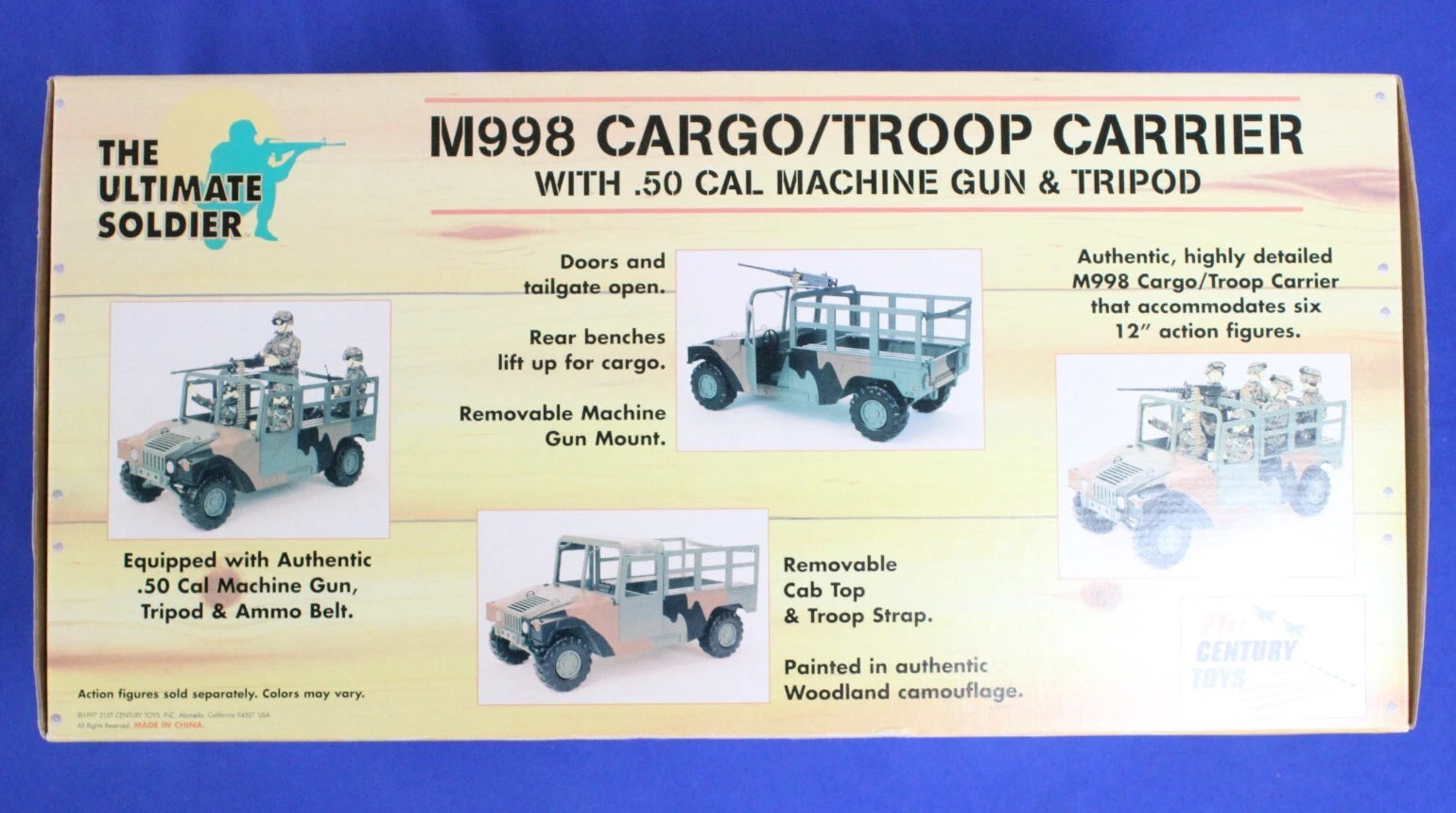 Vintage Ultimate Soldier Camo M998 Cargo/Troop Carrier