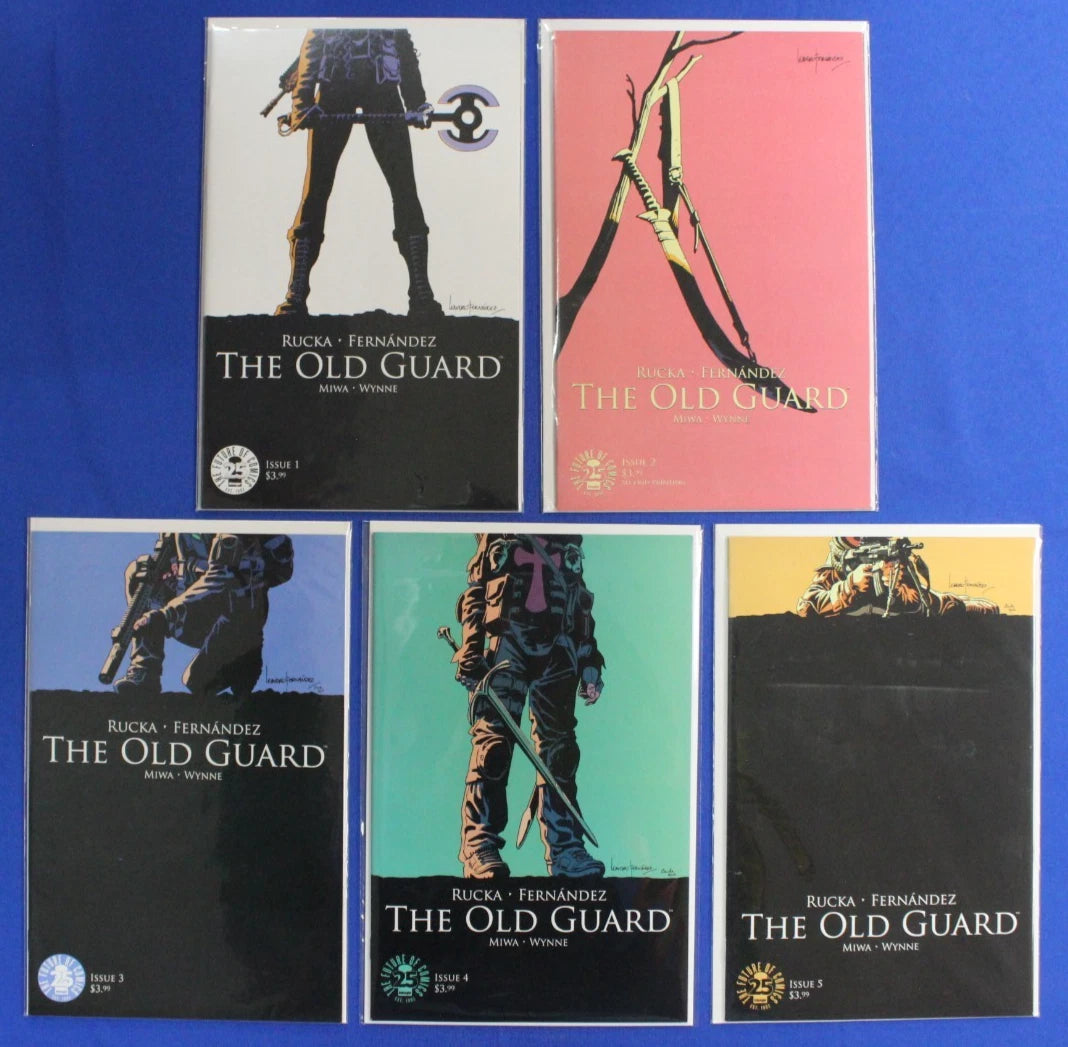 The Old Guard #1-5 Complete Set VF-VF/NM