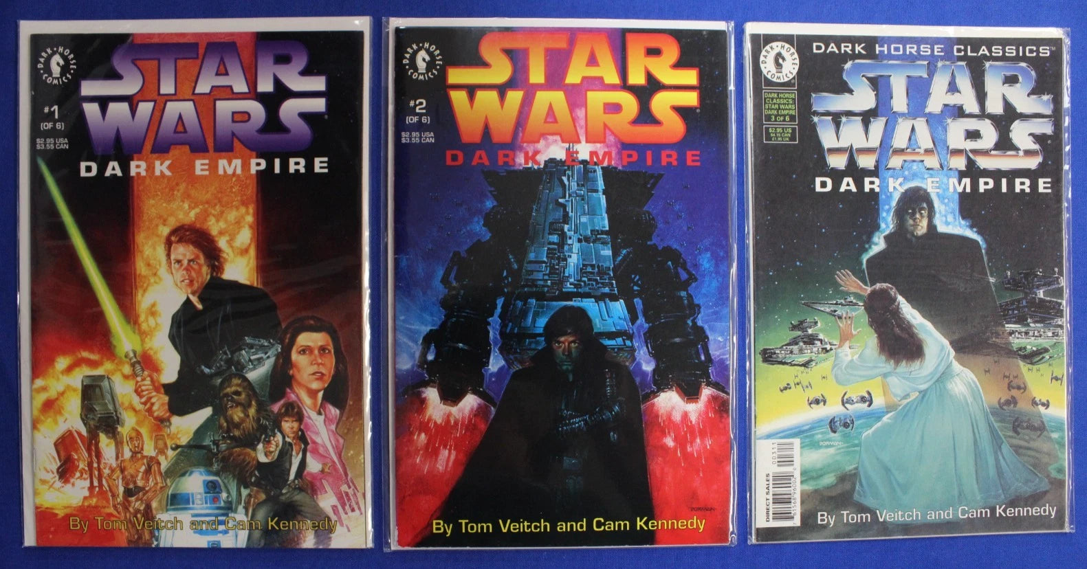 Star Wars Dark Empire I & II #1-6 Complete Lot of 12 VF