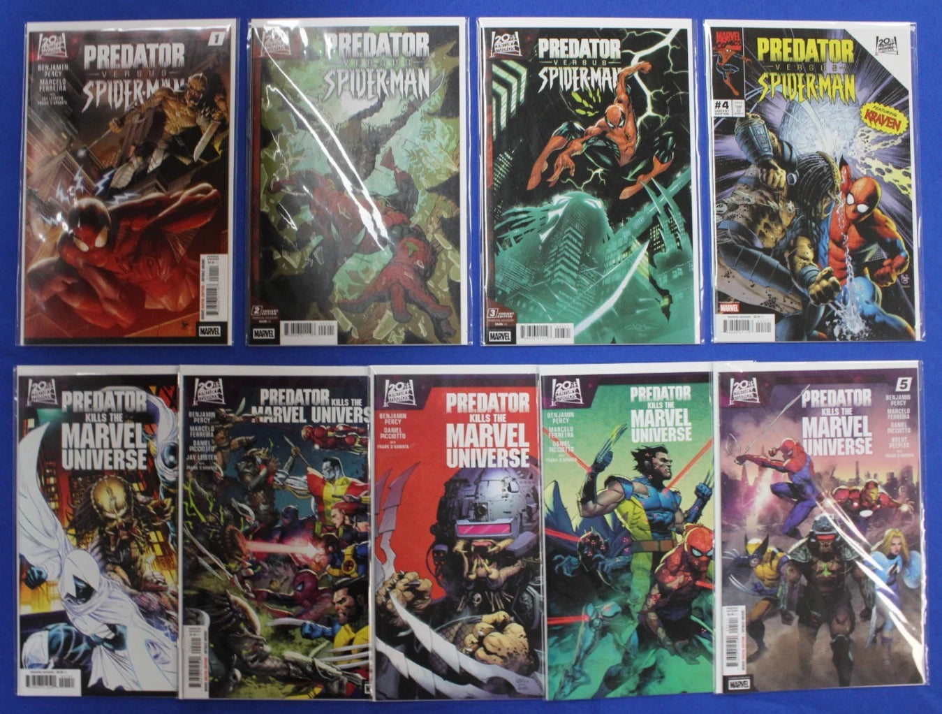 Predator vs. Spider-Man #1-4 & Predator Kills the Marvel Universe #1-5 VF/NM