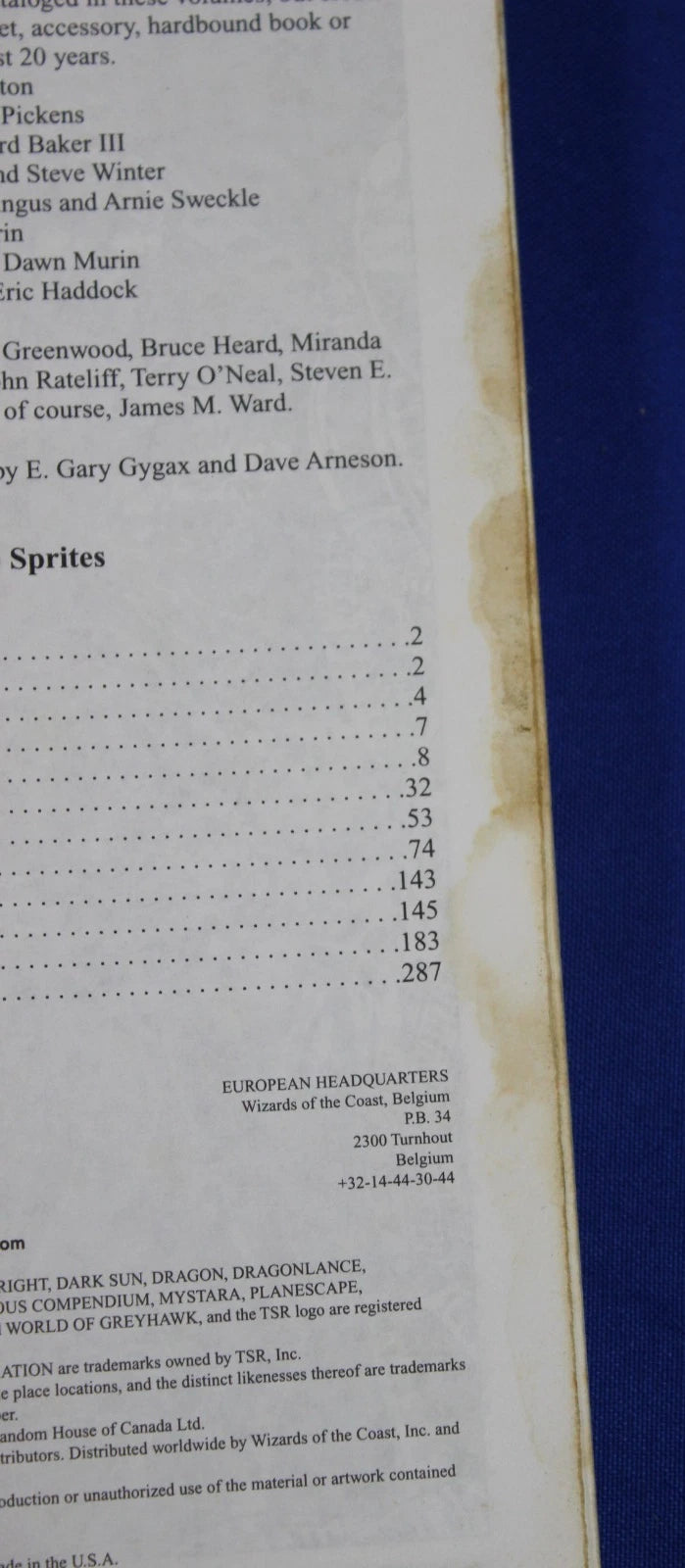 Wizards of the Coast '90s Dungeons & Dragons Wizard's Spell Compendium Vol. 1-4