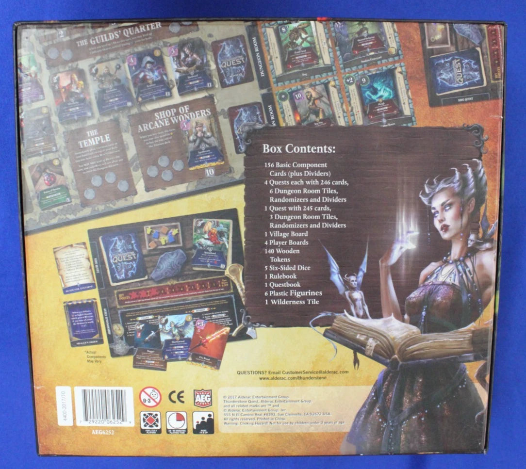 AEG Thunderstone Quest To The Barricades Kickstarter Lot Base Game + Expansions
