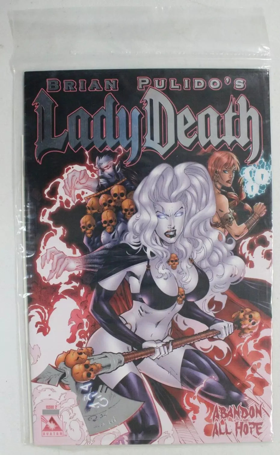 Lady Death: Abandon All Hope #½ & #1-4 w/ Foil Covers and COAs