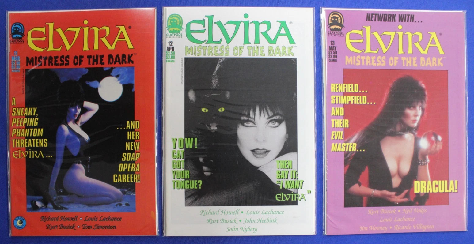 Elvira Mistress of the Dark #1-5, 7-17, 19-24, & 26-33 Lot of 30 VF-VF/NM