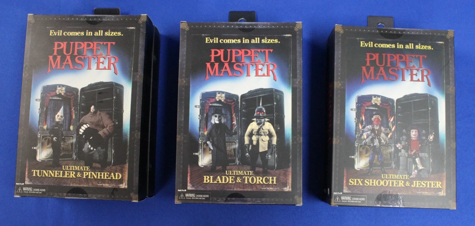 NECA Puppet Master Lot of 3 2-Pack Action Figures
