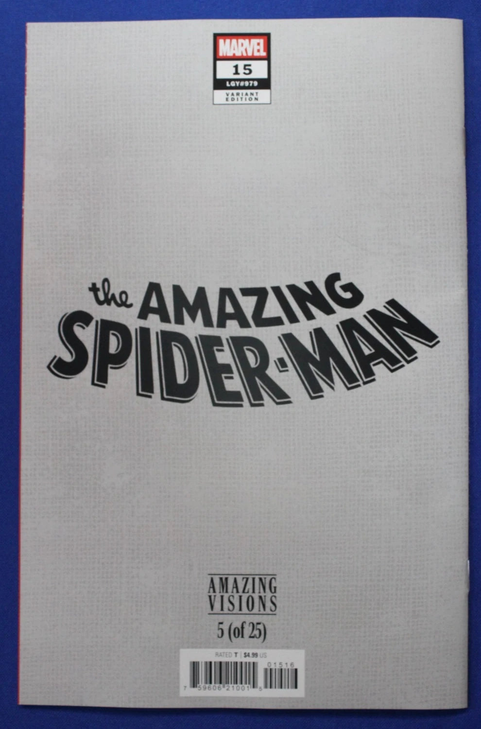 Amazing Spider-Man #15 1:100 Lee Bermejo Amazing Visions Full Art Variant (VF+)