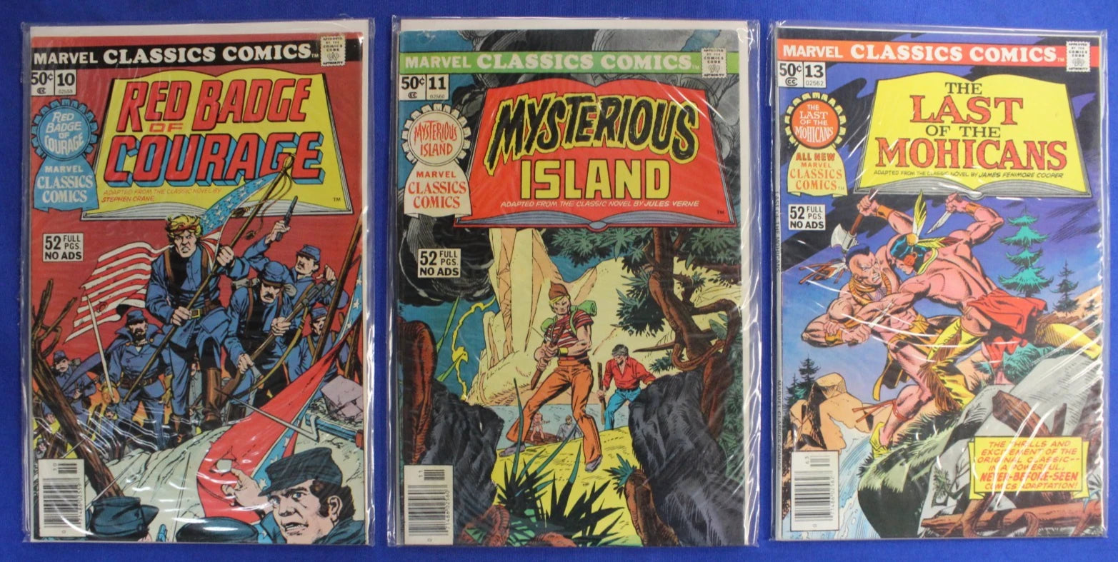 Marvel Classics Comics #1-36 Near Complete Set Lot of 21 FN-VF
