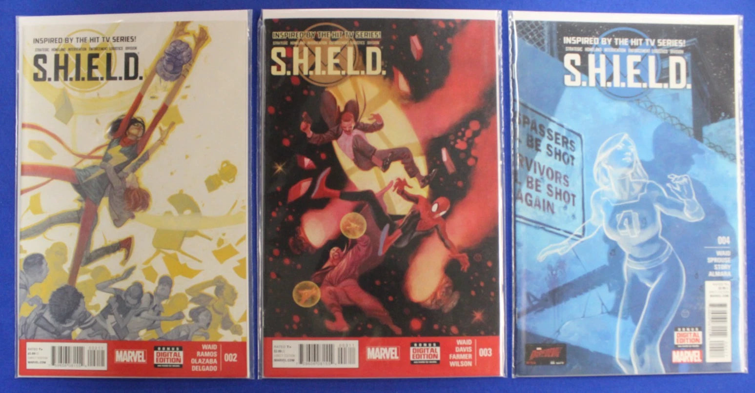 SHIELD #1-12 & Agents of SHIELD #1-10 Complete Sets + Art Print VF/NM
