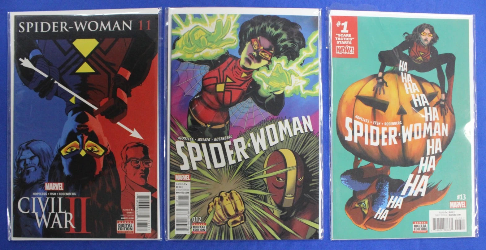 Spider-Woman #1-17 Complete Set VF-VF/NM