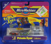 Galoob Micro Machines Private Eyes Collection #s 3 5 6 & 12 Complete in Box