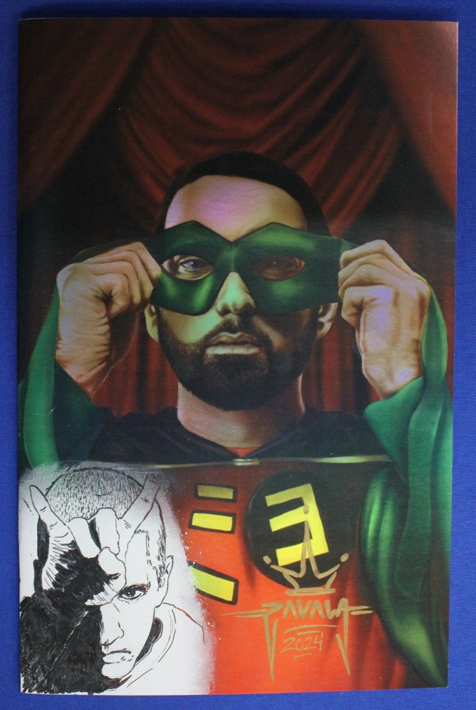 Orbit Eminem NYCC Foil Variant SIGNED REMARKED Martin Zavala w/ COA VF/NM