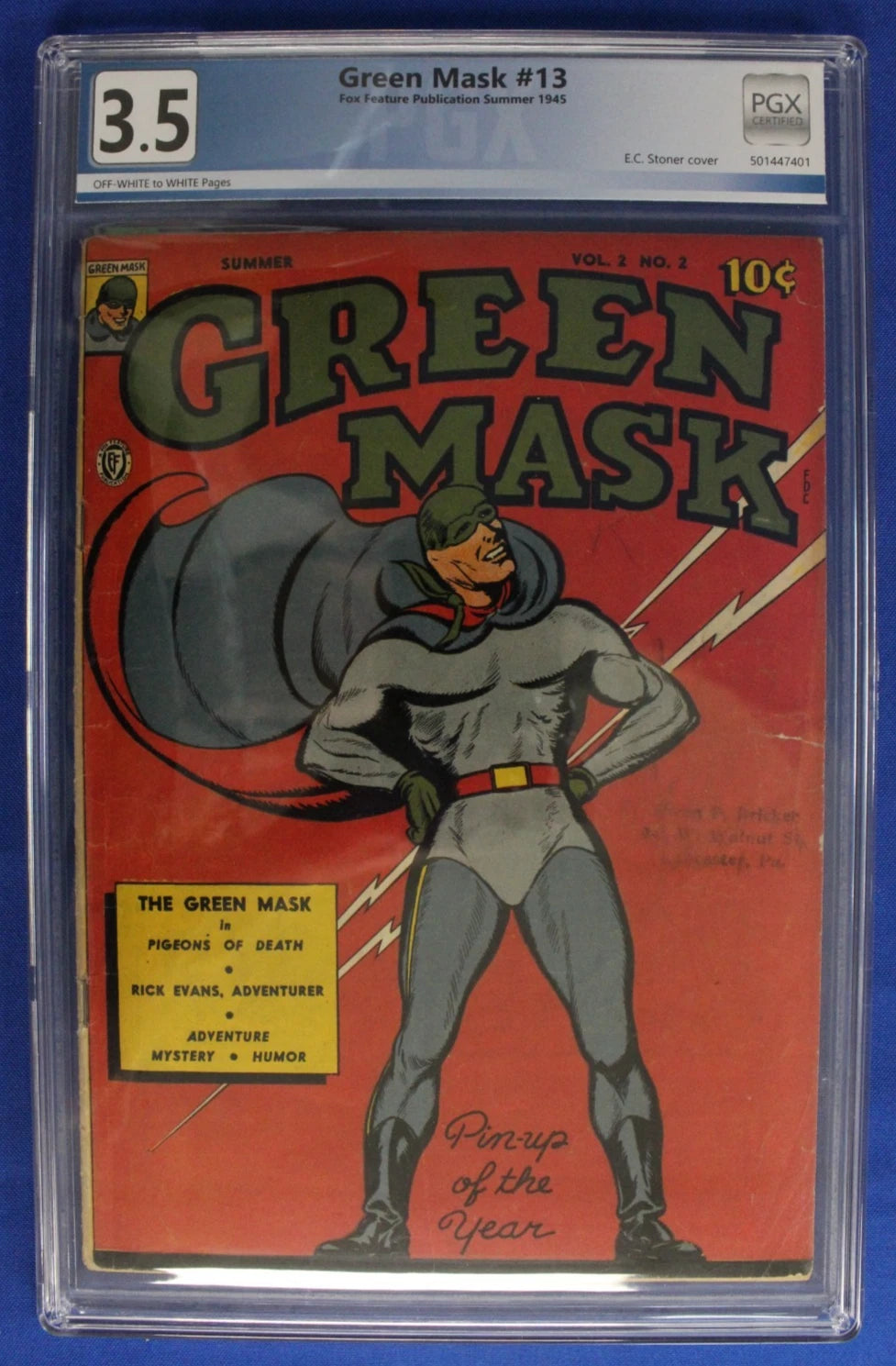 Green Mask #13 PGX 3.5