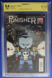 The Punisher #1 Variant SIGNED by Skottie Young CBCS 9.4 NM