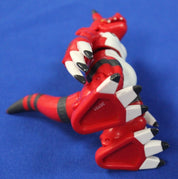Bandai 2001 Digimon Digi-Warrior Action Figure Lot of 4 Loose + Kyubimon Trading Card